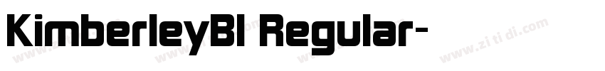 KimberleyBl Regular字体转换